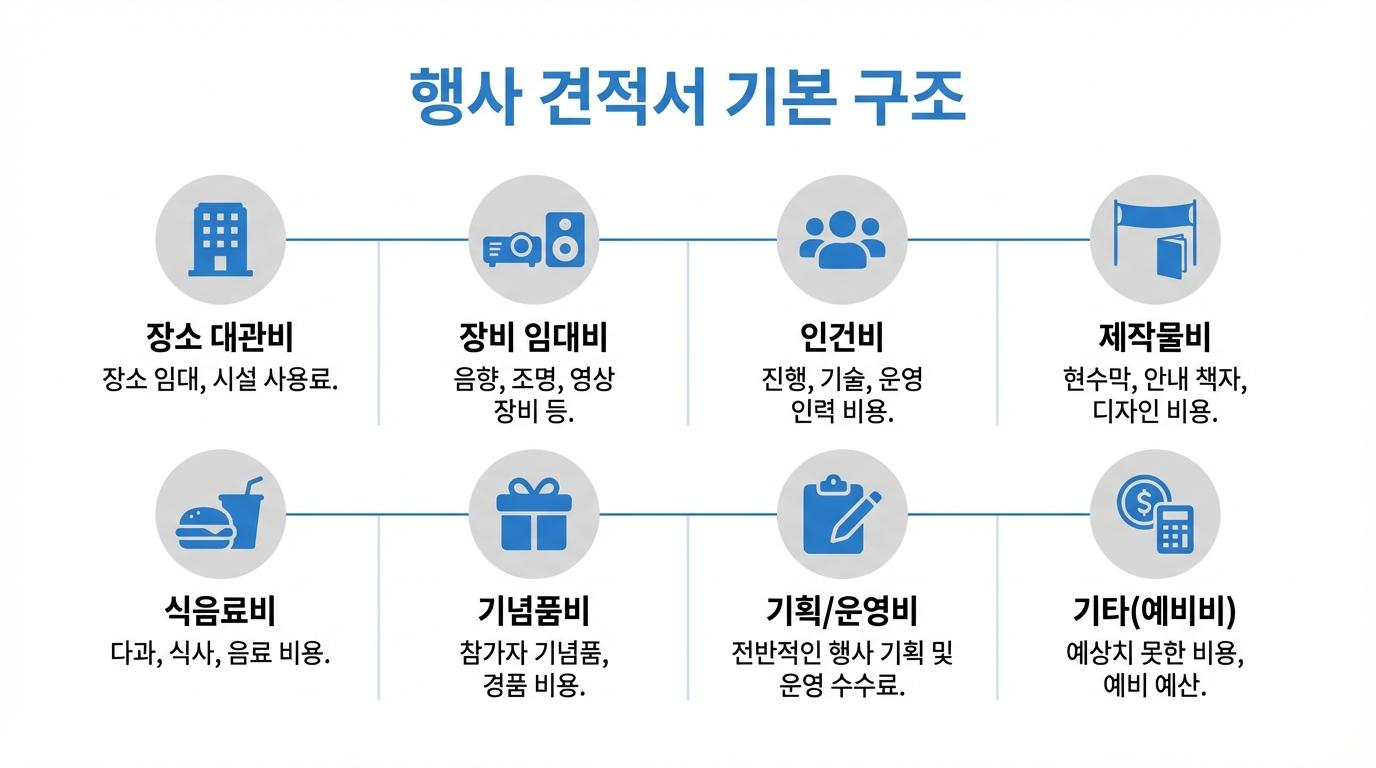 행사 견적서 항목별 적정 비용, 얼마가 적당할까?