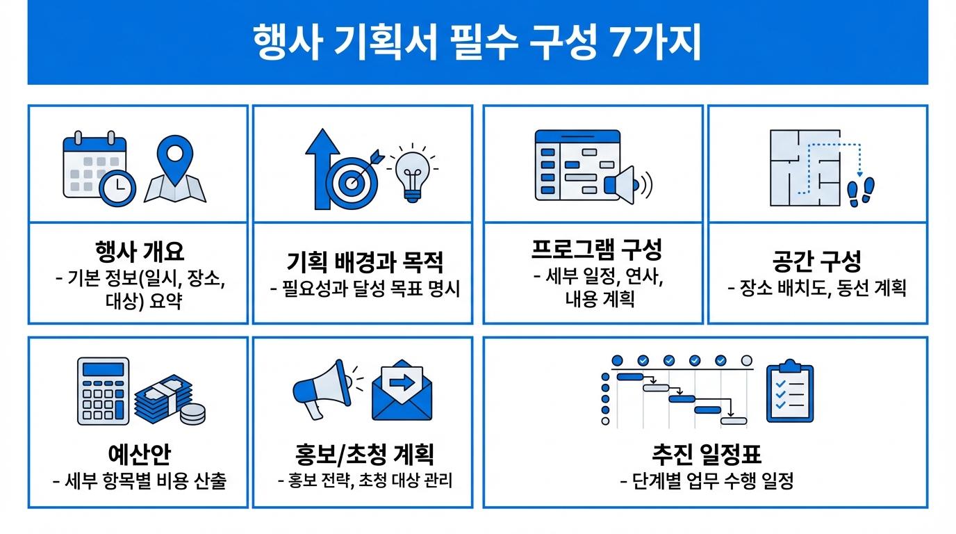 행사 기획 처음 맡았을 때 꼭 알아야 할 5단계 | 파란컴퍼니